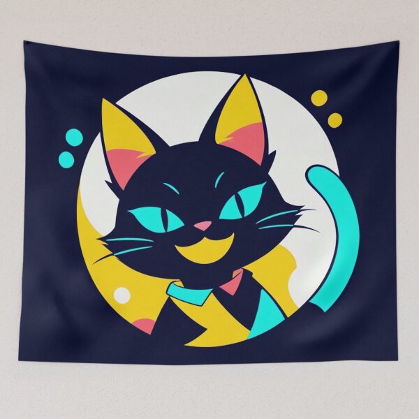 Item preview, Abstract Cat Smile designed and sold by 0penvimark.