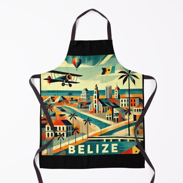 Item preview, Belize Adventure Cubism Art – Tropical Fun for Travel Lovers designed and sold by OzzFrequency.