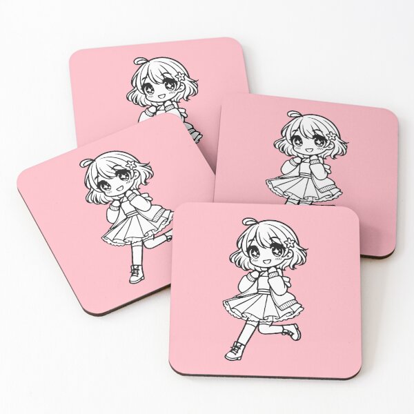 Aperçu de l'œuvre Fille chibi dessin en une ligne créée et vendue par Onelineartt.