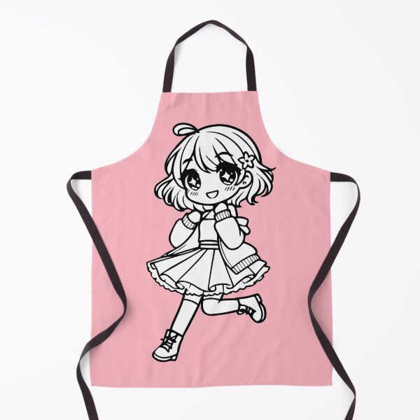 Aperçu de l'œuvre Fille chibi dessin en une ligne créée et vendue par Onelineartt.