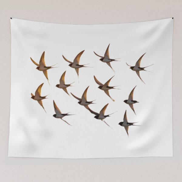 Item preview, Barn swallows flying  designed and sold by PattaZone.
