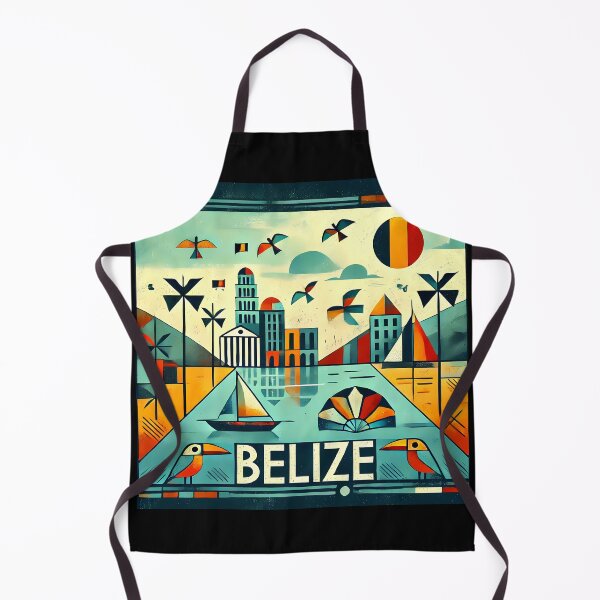 Item preview, Belize Adventure Cubism Art – Tropical Fun for Travel Lovers designed and sold by OzzFrequency.