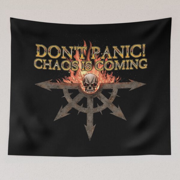 Item preview, Don't Panic Chaos is Coming designed and sold by SideQuest - Scribbled Chaos!.