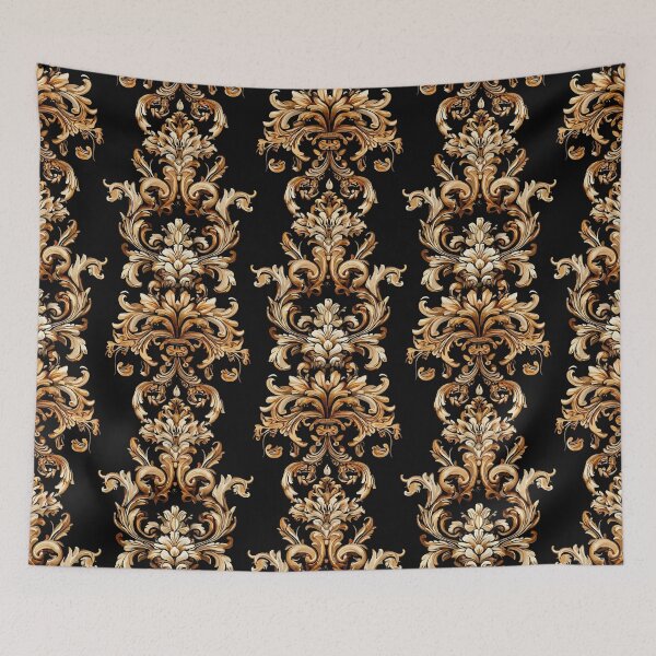 Item preview, Damask gold pattern designed and sold by Grypis.