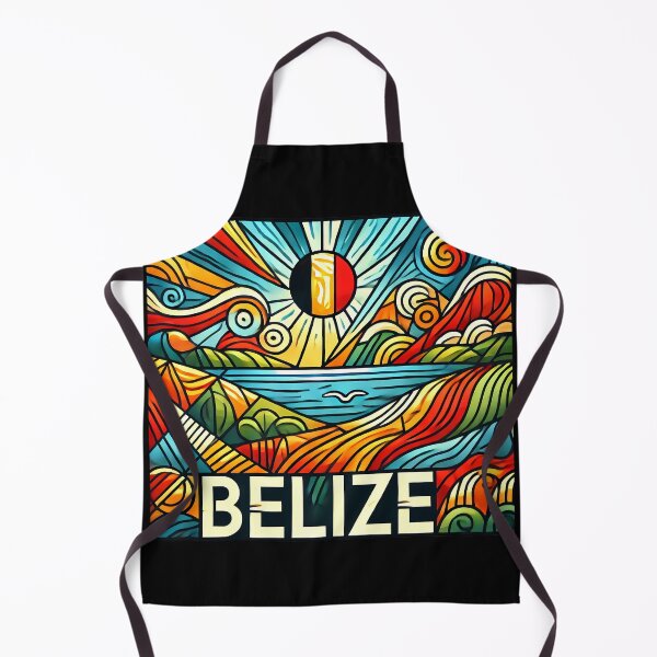 Item preview, Belize Adventure Cubism Art – Tropical Fun for Travel Lovers designed and sold by OzzFrequency.
