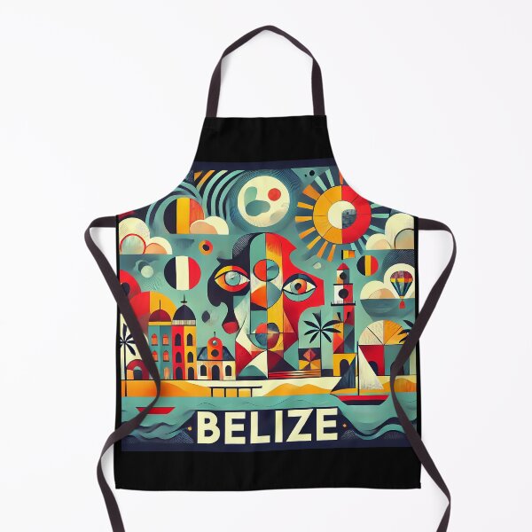 Item preview, Belize Adventure Cubism Art – Tropical Fun for Travel Lovers designed and sold by OzzFrequency.