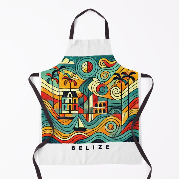 Item preview, Belize Adventure Cubism Art – Tropical Fun for Travel Lovers designed and sold by OzzFrequency.