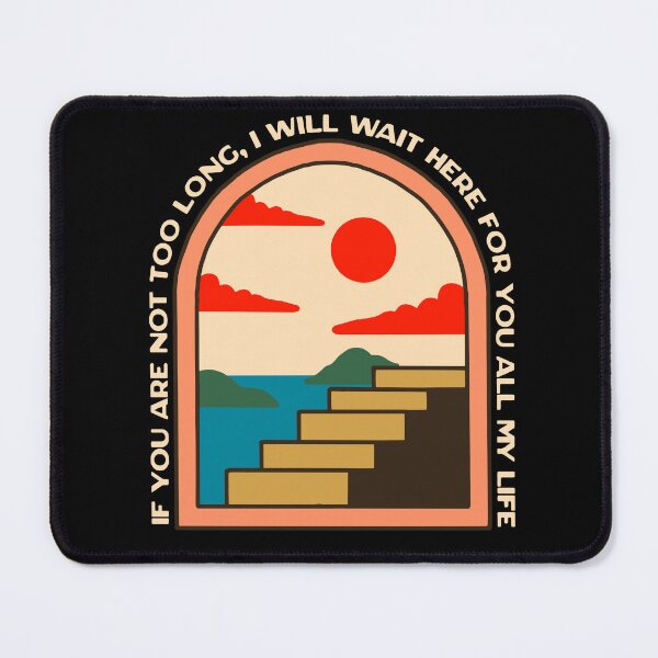 Item preview, "If you are not too long, I will wait here for you all my life" Oscar Wilde Quote designed and sold by KatelynMitalski.