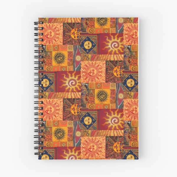 Aperçu de l'œuvre Patchwork hippie orange et jaune créée et vendue par inthewitchelm.
