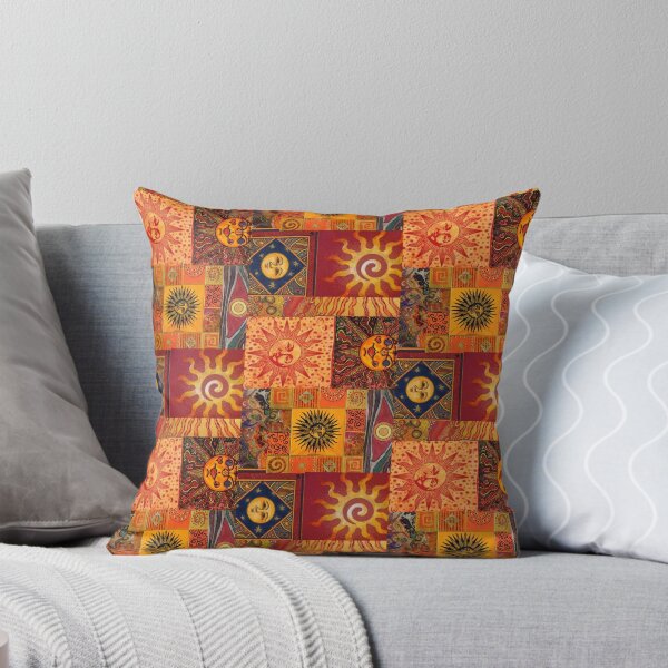 Item preview, Orange Yellow Hippie Whimsigoth Patchwork  designed and sold by inthewitchelm.