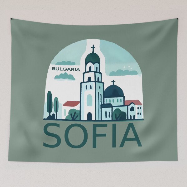 Item preview, Sofia Bulgaria designed and sold by WanderlustCoCo.
