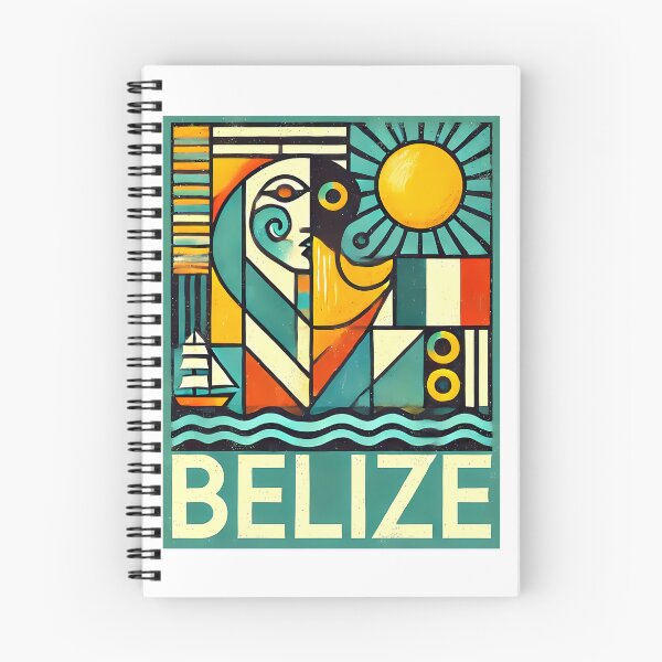 Item preview, Belize Adventure Cubism Art – Tropical Fun for Travel Lovers designed and sold by OzzFrequency.