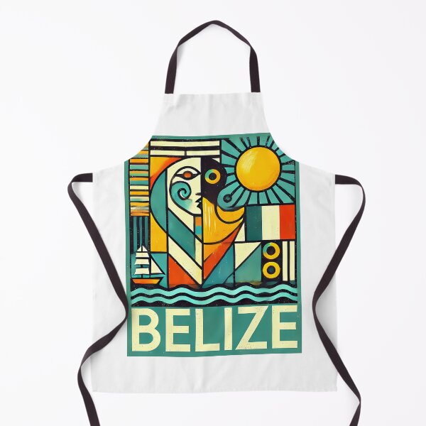 Item preview, Belize Adventure Cubism Art – Tropical Fun for Travel Lovers designed and sold by OzzFrequency.