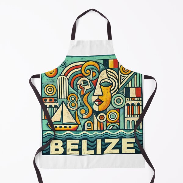 Item preview, Belize Adventure Cubism Art – Tropical Fun for Travel Lovers designed and sold by OzzFrequency.