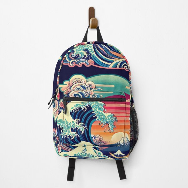Item preview, Modern Japanese Wave Art: Sunrise Serenity designed and sold by KittyKatto.