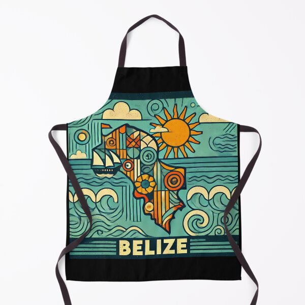 Item preview, Belize Adventure Cubism Art – Tropical Fun for Travel Lovers designed and sold by OzzFrequency.