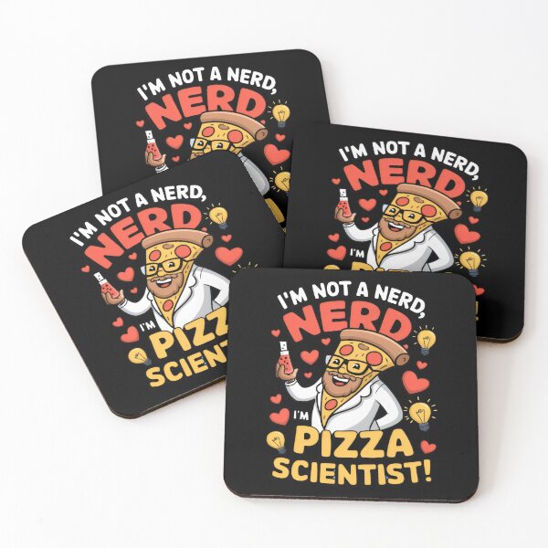 Item preview, I'm Not A Nerd, I'm A Pizza Scientist! designed and sold by Prime-Studio.