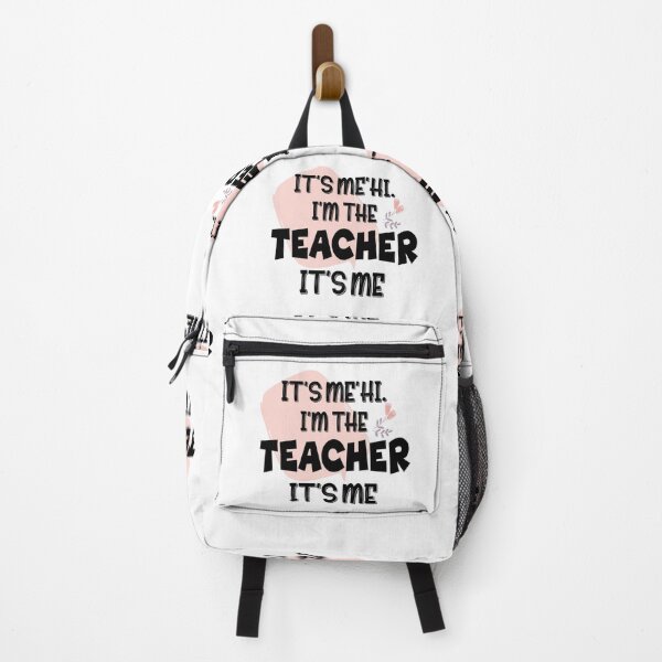 Item preview, stickers, notebooks, T-shirts,HI,TEACHER,IT’S ME,TEACH,SCHOOL,OCCUPATION,WORK,STUDENT designed and sold by Phatt pixels.