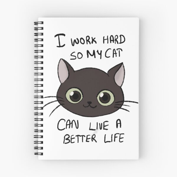 Item preview, Working Hard For My Cat  designed and sold by GlowChronicle.