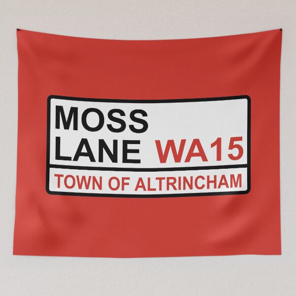 Item preview, Altrincham Town Moss Lane Iconic Street Sign designed and sold by DelfDesign.