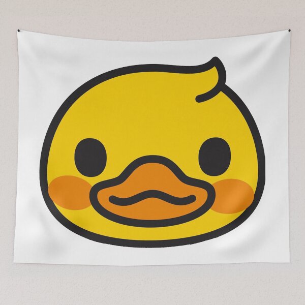 Item preview, Cute Yellow Cartoon Duck Face - Minimalist Design designed and sold by i-Xuou.