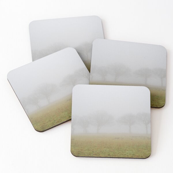 Item preview, A row of trees in the mist designed and sold by RobThorley.