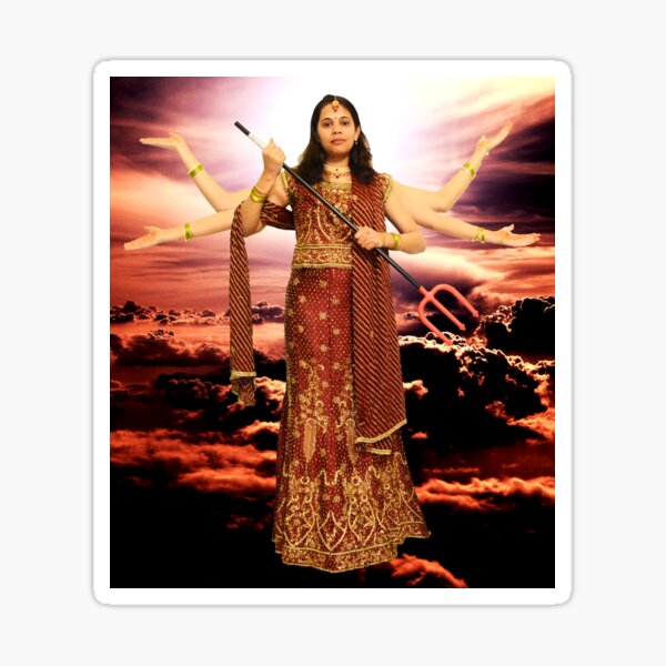 Goddess Durga Sticker
