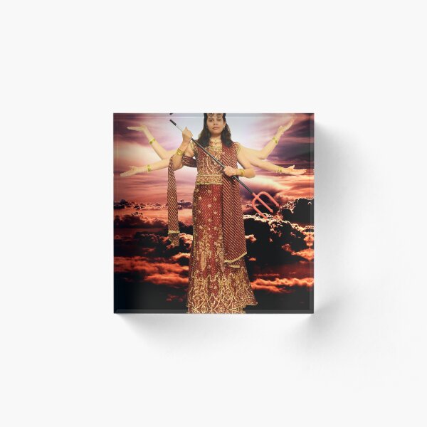 Goddess Durga Acrylic Block