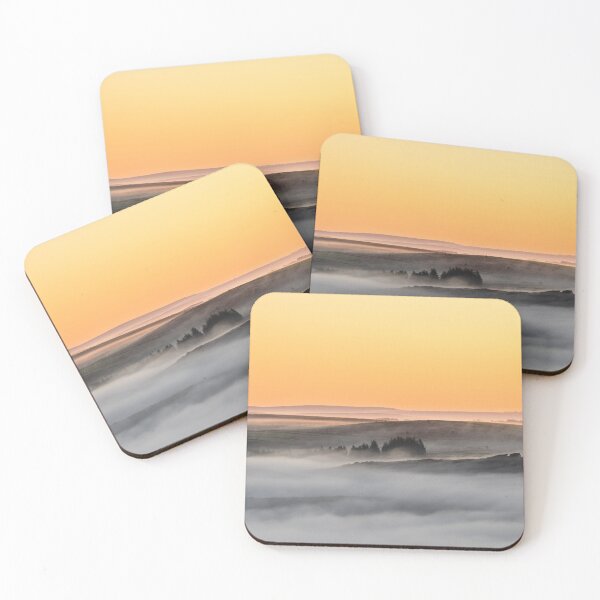 Item preview, A Peak District winter sunrise landscape vignette. designed and sold by RobThorley.