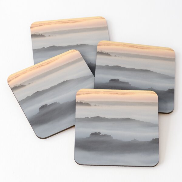 Item preview, A Peak District winter sunrise landscape vignette. designed and sold by RobThorley.