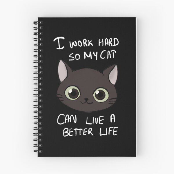Item preview, Working Hard For My Cat  designed and sold by GlowChronicle.