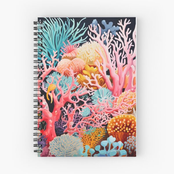 Item preview, Citrus Coral Reef Digital Artwork designed and sold by zolarche.