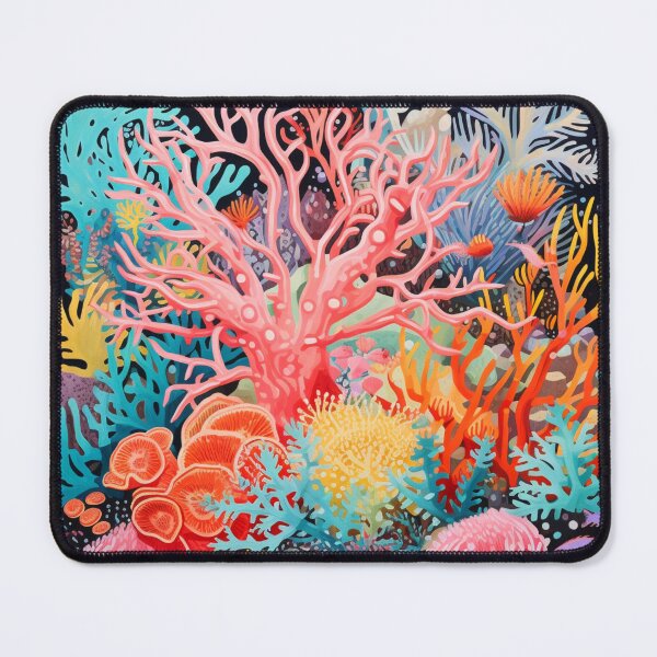 Item preview, Citrus Coral Reef Digital Artwork designed and sold by zolarche.