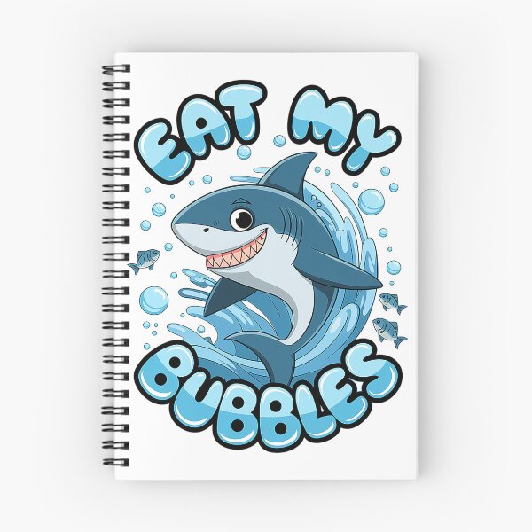 Item preview, Eat My Bubbles Shark Design designed and sold by ZetaDream.