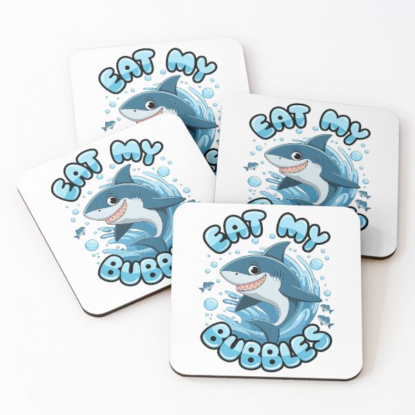 Item preview, Eat My Bubbles Shark Design designed and sold by ZetaDream.