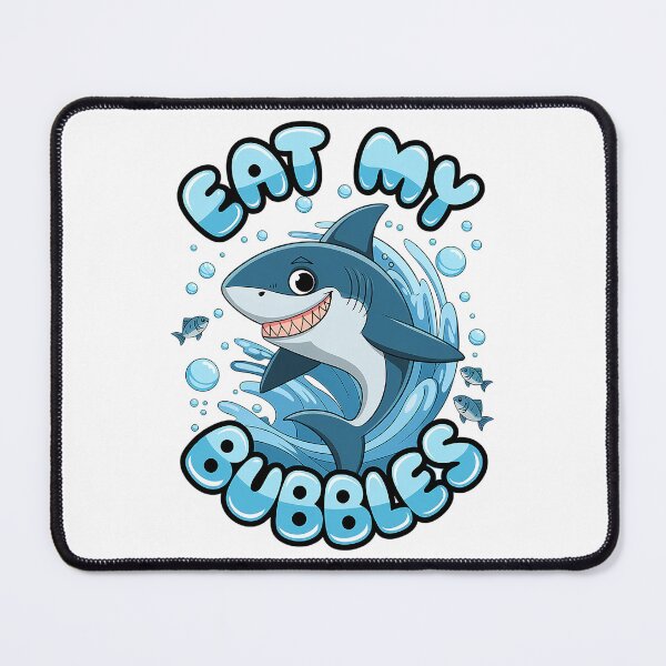 Item preview, Eat My Bubbles Shark Design designed and sold by ZetaDream.