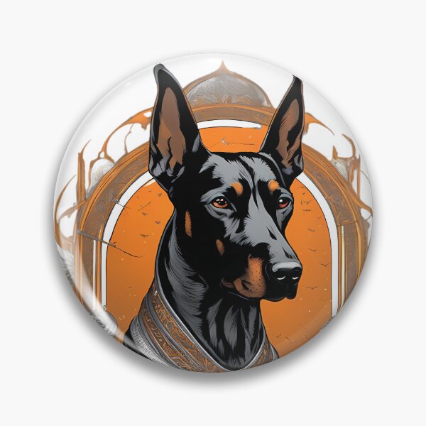 Artikelvorschau, Futuristischer Dobermann – Sci-Fi-Blumenkunstdesign entworfen und verkauft von MystiqSlav.