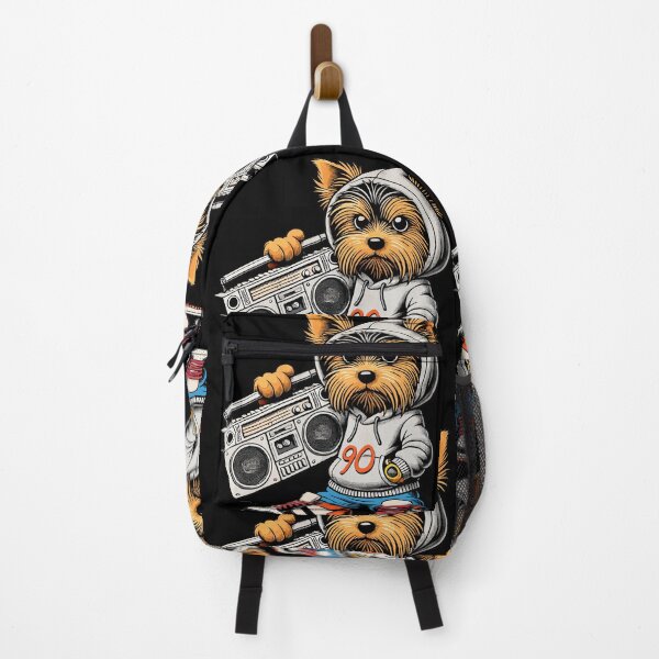 Item preview, 90s Ghettoblaster Yorkshire Terrier Dog Gift designed and sold by Pineapple-Tree.