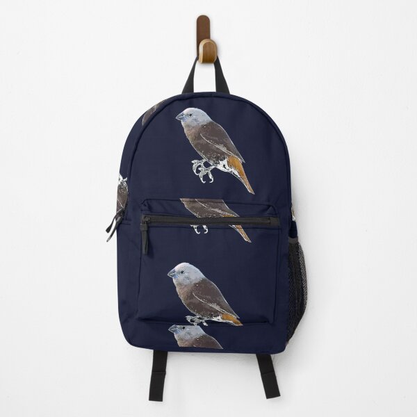 Item preview, Gray-headed Munia White Alternate Design designed and sold by designsasstultd.