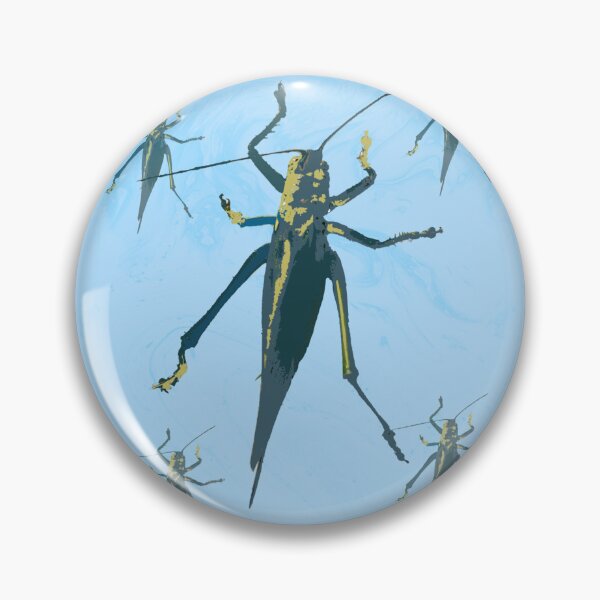 Item preview, Stick insect design on blue designed and sold by Happyoninside.