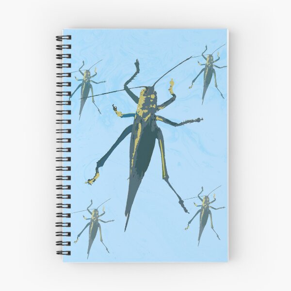 Item preview, Stick insect design on blue designed and sold by Happyoninside.