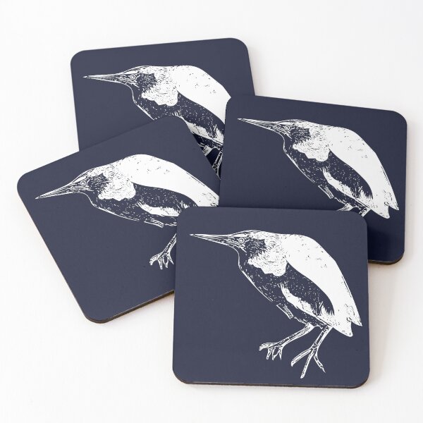 Item preview, Black-backed Bittern White Design  designed and sold by designsasstultd.