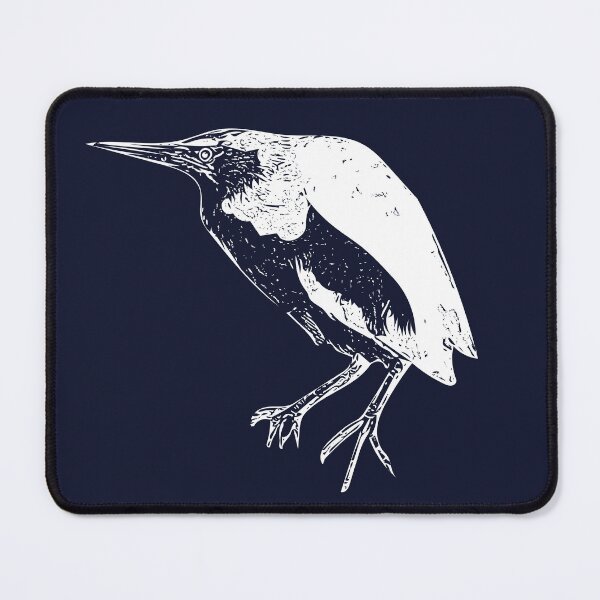 Item preview, Black-backed Bittern White Design  designed and sold by designsasstultd.