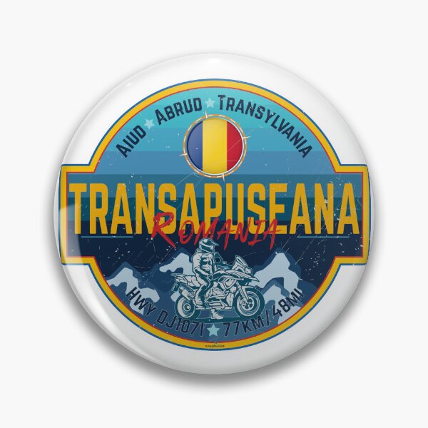 Item preview, Transapuseana Mountain Road Romania DJ107i Motorcycle Sticker T-Shirt 03 designed and sold by OuterShellUK.