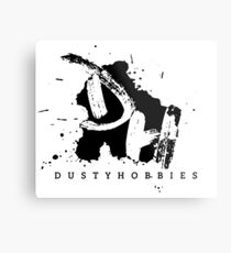 Dusty Hobbies Logo | Black Metal Print