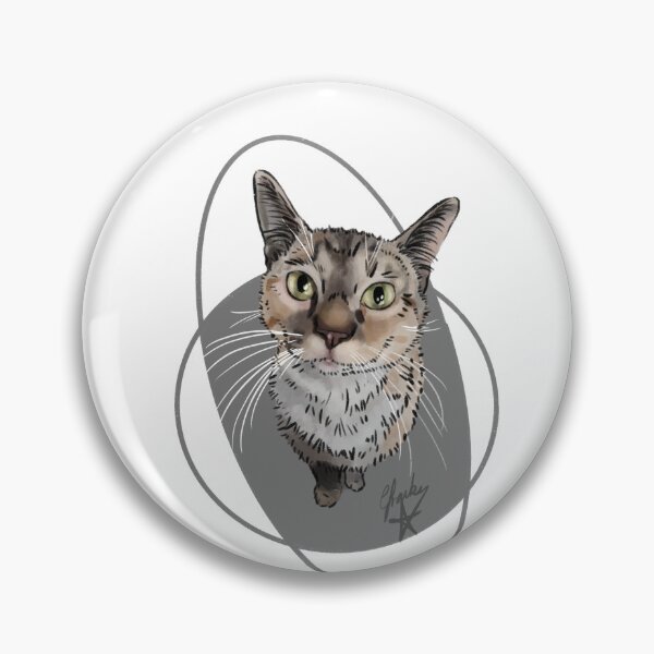 Item preview, Kitty with all the whiskers: Rescue cat designed and sold by Made-by-Anxiety.