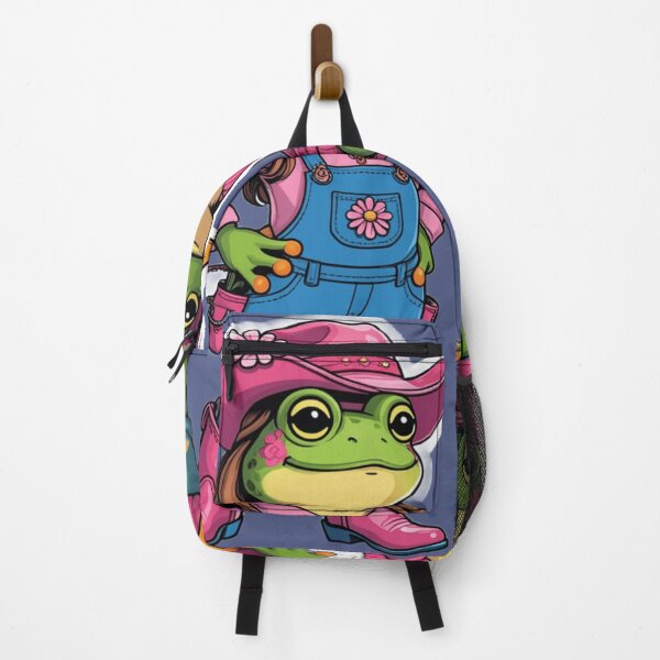 Item preview, Quirky Frog Sticker Set: Fun Anthropomorphic Designs with Playful Outfits designed and sold by Kawaii Planet Studio.