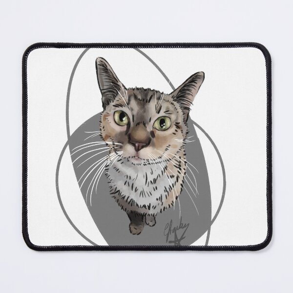 Item preview, Kitty with all the whiskers: Rescue cat designed and sold by Made-by-Anxiety.