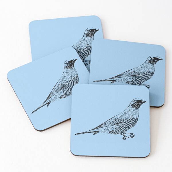 Item preview, Barred Cuckooshrike Black Design  designed and sold by designsasstultd.