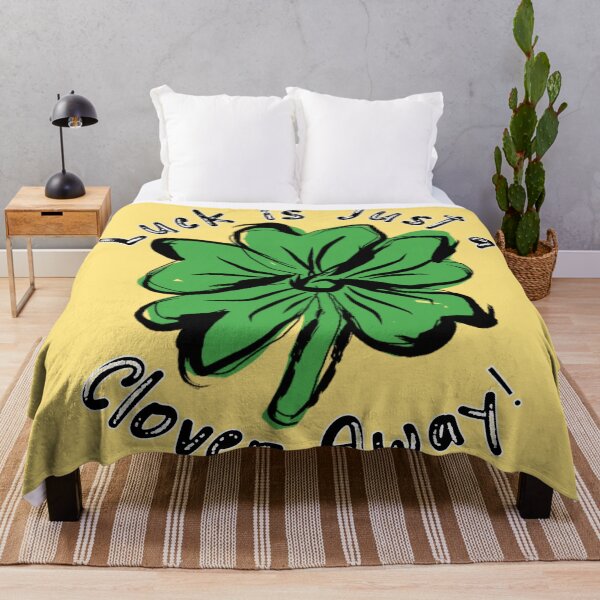 Item preview, Vintage Four Leaf Clover: Luck is Just a Clover Away!(draw with fingers) designed and sold by CoolEnthusias.